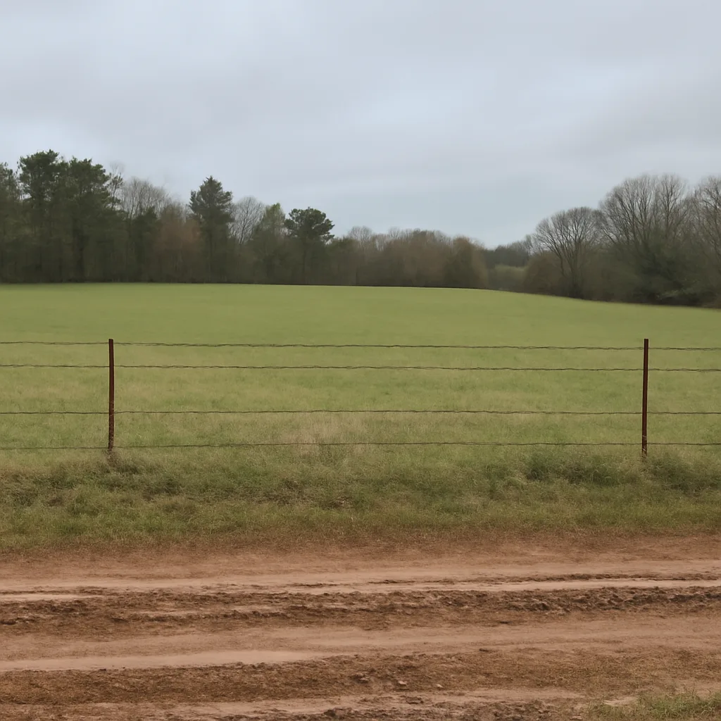 Rural acreage with open grassland and conifer forest in Crossville, Tennessee