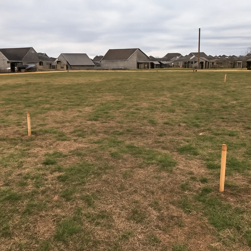 Cleared vacant residential lot for sale in Celina, Tennessee