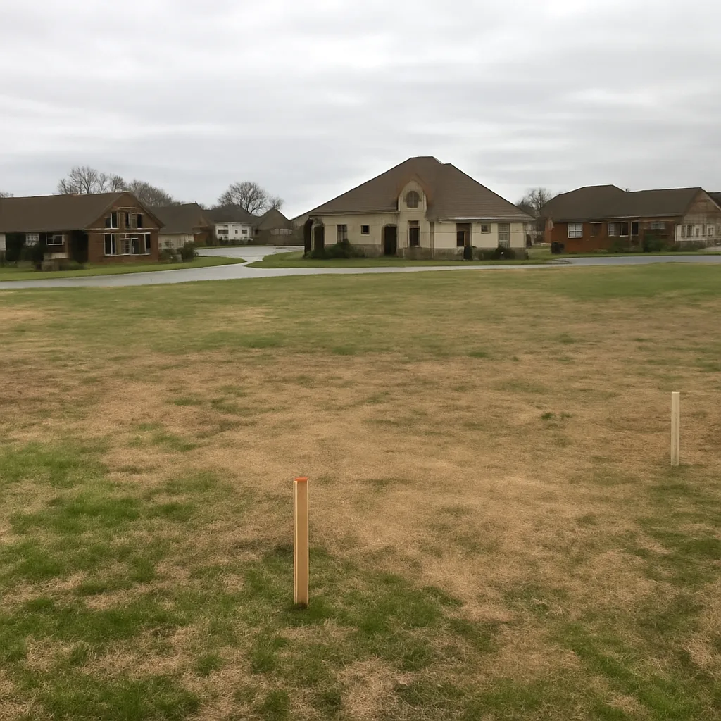 Cleared vacant residential lot for sale in Greene County, Tennessee