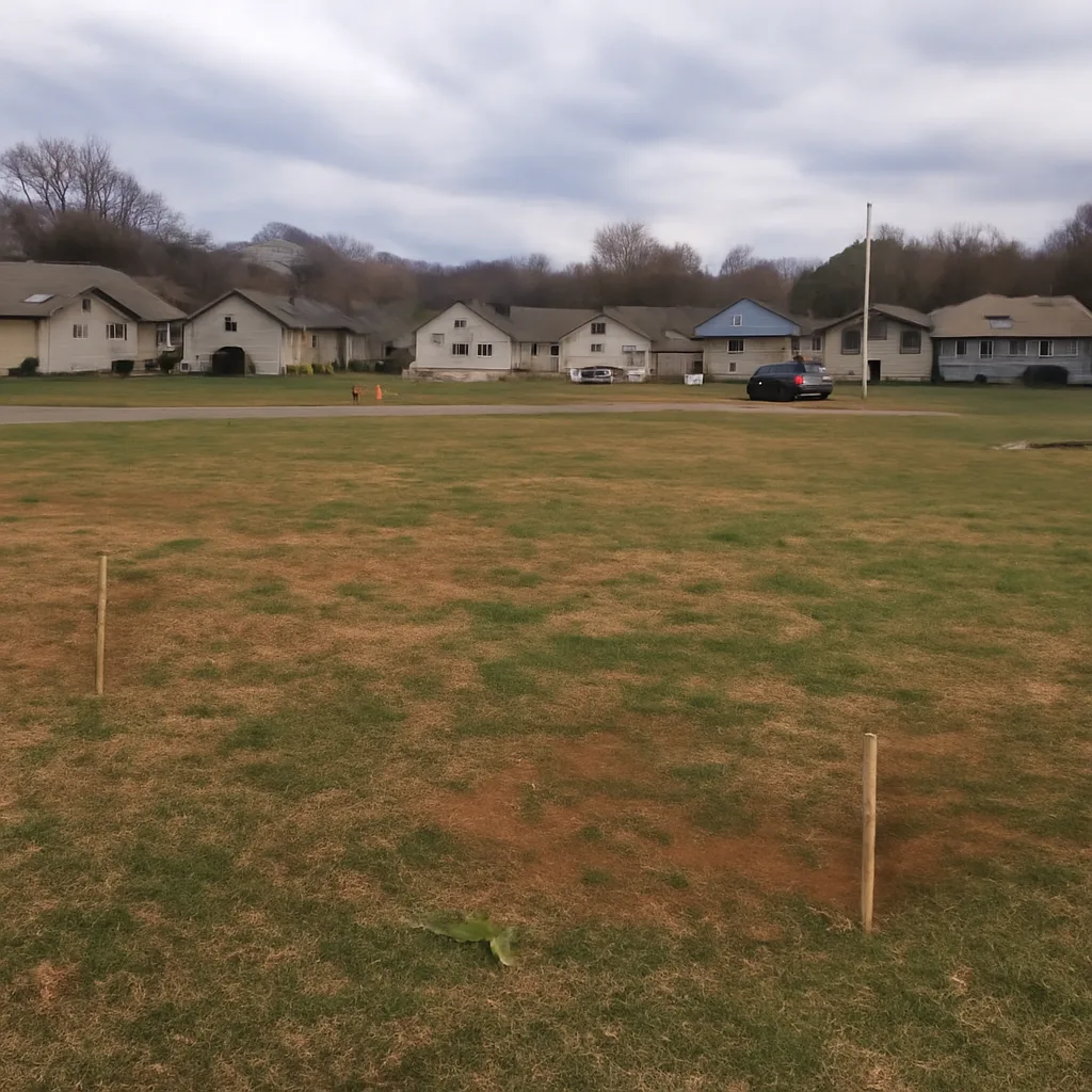 Cleared vacant residential lot for sale in La Follette, Tennessee