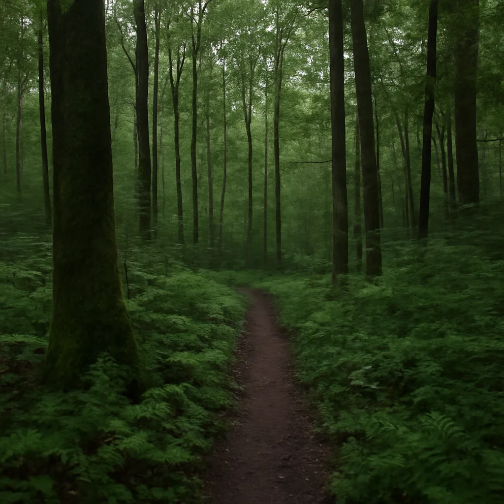 Wooded forest parcel in Fayetteville, Tennessee